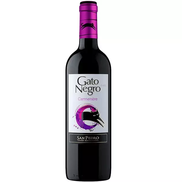 Vino Gato Negro Carmenere De 750ml