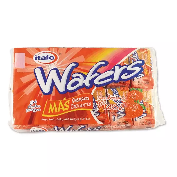 Wafers Taquito Fresa X 24 Unidades