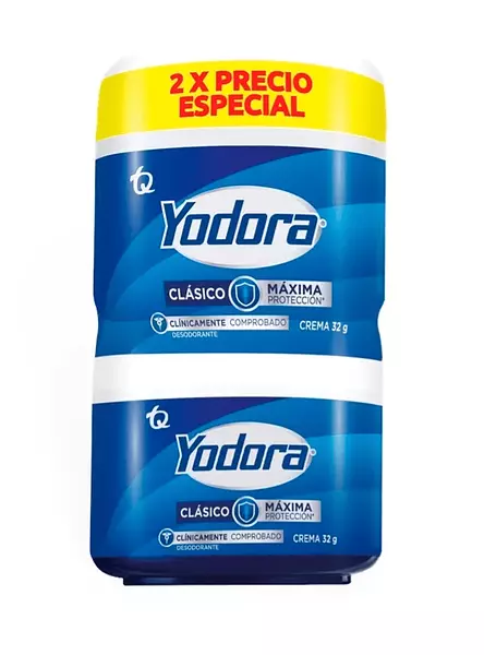 Desodorante Yodora Clasico De 32g X 2 Unidades