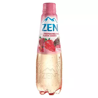 Agua Saborizada Zen Frutos Rojos De 540 Ml
