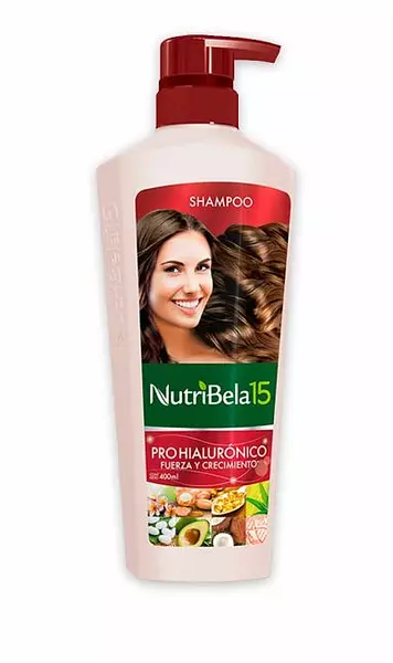 Shampoo Nutribela 15 Prohialuronico De 400ml