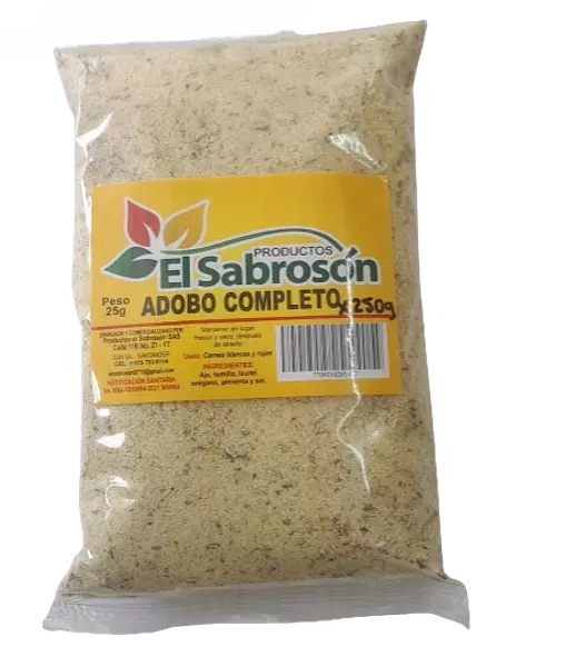 Adobo Completo El Sabrosón Bolsa De 250g