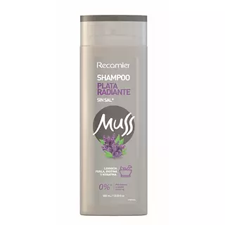 Shampoo Muss Plata Radiante X 400ml
