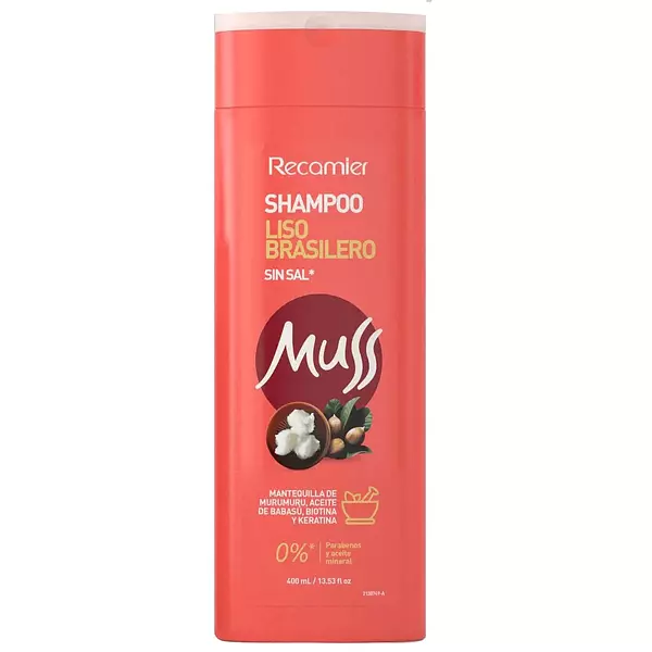 Shampoo Muss Liso Brasilero X 400ml