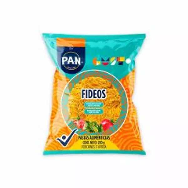 Pasta Fideos P.A.N X 200gr Unid