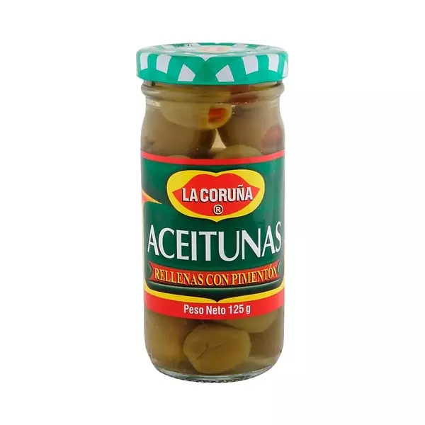 Aceitunas La Coruña Rellenas Con Pimentón X 125g