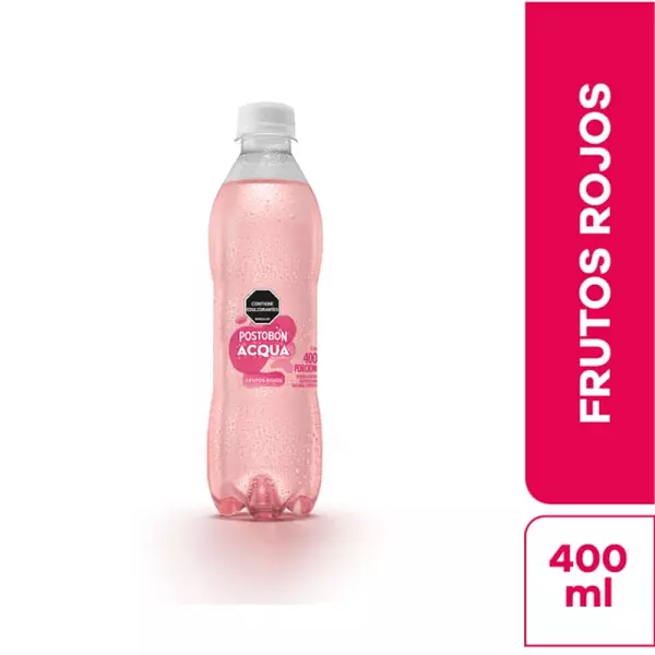 Gaseosa Postobón Acqua Frutos Rojos X 400ml