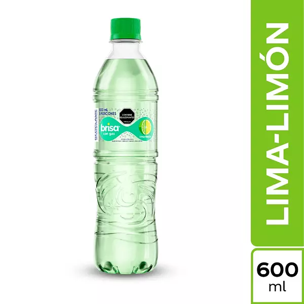 Agua Brisa Con Gas Lima - Limón X 600ml