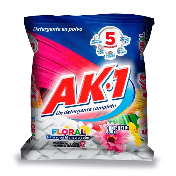 Ak-1 Jabón En Polvo Floral X 800g