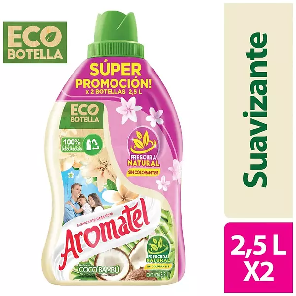 Aromatel Suavizante Coco De 2500ml X 2 Unidades