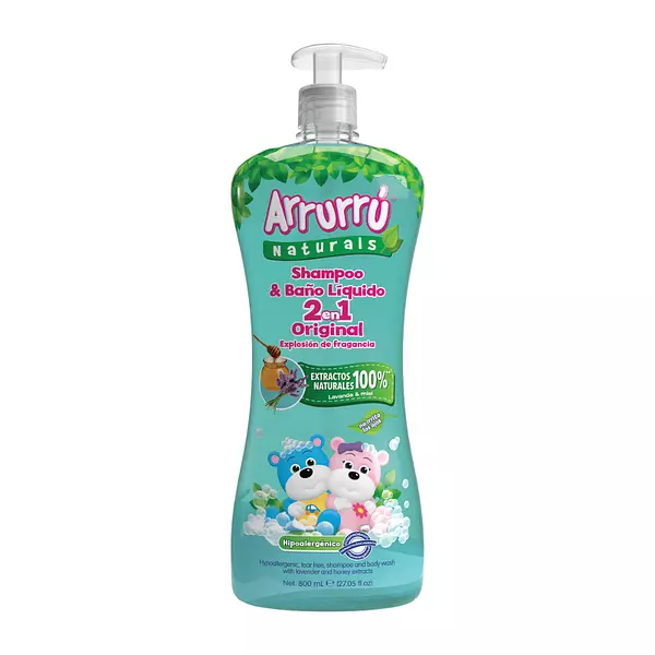 Arrurru Shampoo Explosion De Fragancia De 800ml