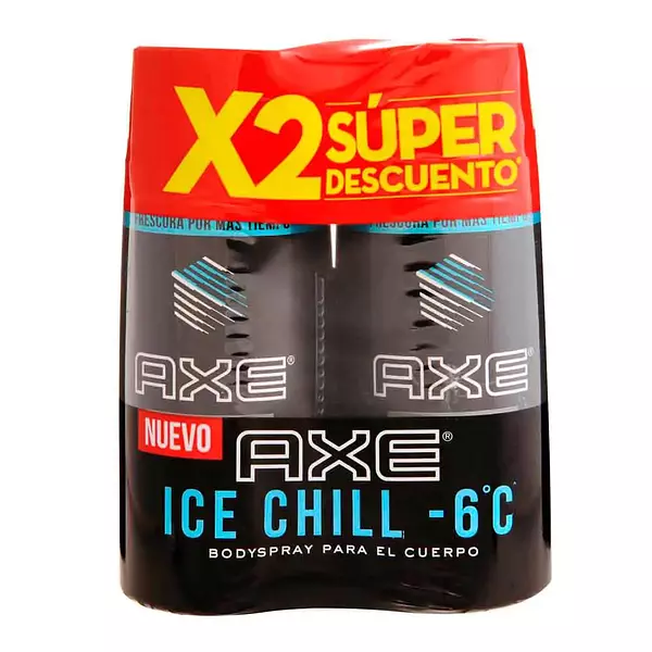 Axe Desodorante Ice Chill De 150ml X 2 Unidades