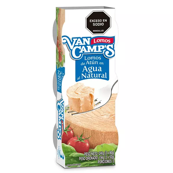 Atún Van Camps En Agua De 160g X 3 Unidades