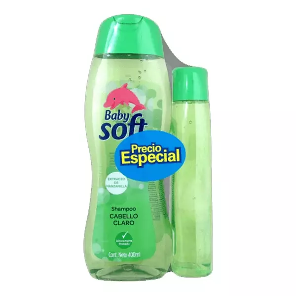 Baby Soft Shampoo Cabello Claro X 400ml + 200ml