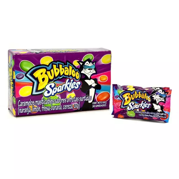 Bubbaloo Sparkies X 20 Unidades