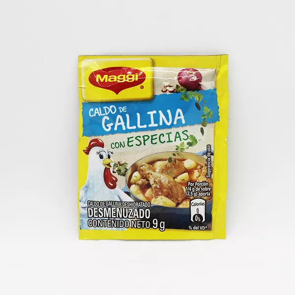 Caldo De Gallina Maggi Especias X 9g