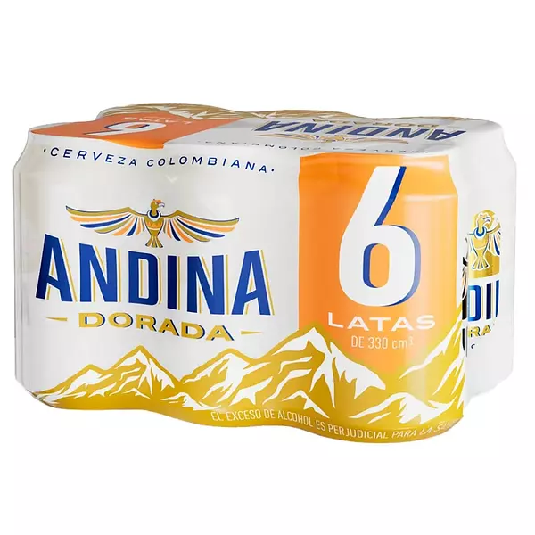 Cerveza Andina En Lata X 6 Unidades