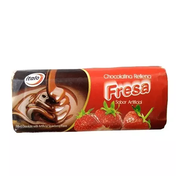 Chocolatina Rellena De Fresa X 46g