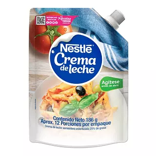 Crema De Leche Nestlé Doypack X 186g