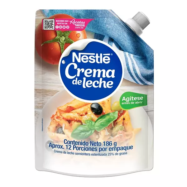 Crema De Leche Nestlé Doypack X 186g