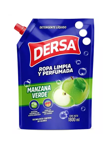 Detergente Liquido Dersa Manzana X 1800ml