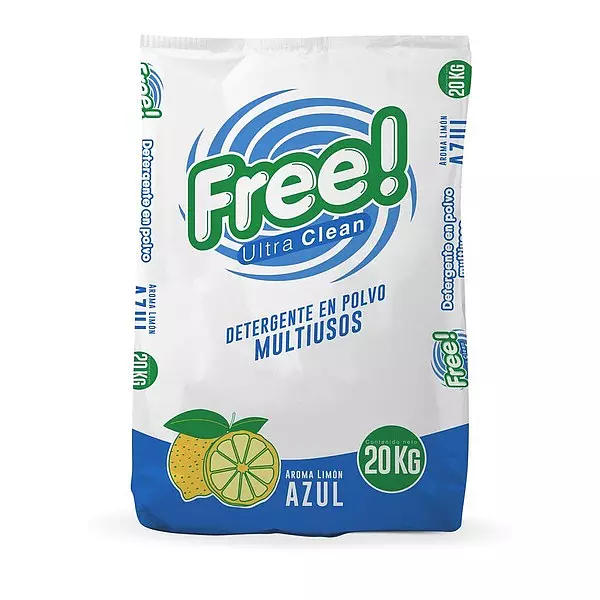 Detergente Free Limón X 20kl