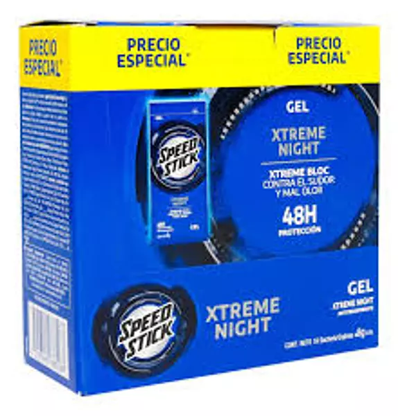 Desodorante Speed Stick Men Xtreme Gel X 18 Sobres