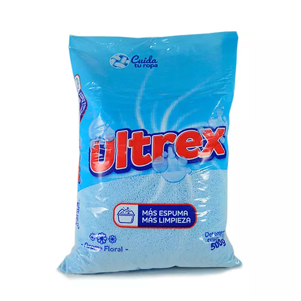 Ultrex Detergente En Polvo Floral De 500g