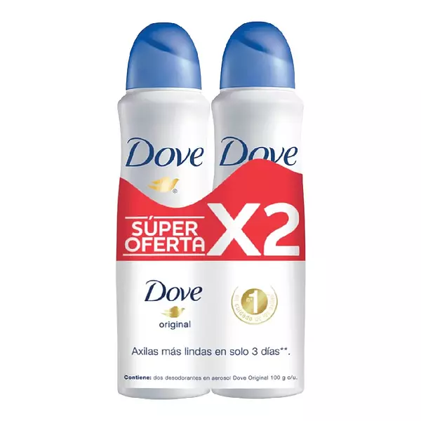 Desodorante Dove Original Spray De 89g X 2 Unidades