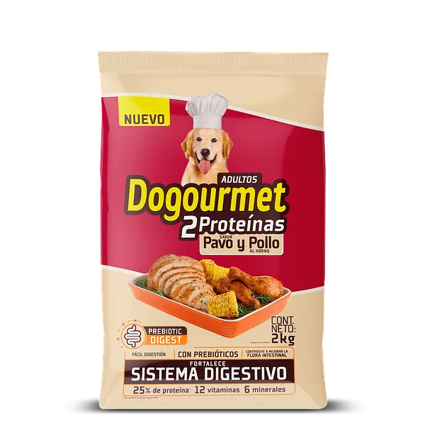 Dogourmet Pavo Y Pollo Adulto De 2 Kilos