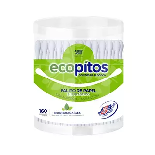 Ecopítos Copitos De Algodón X 160 Unidades