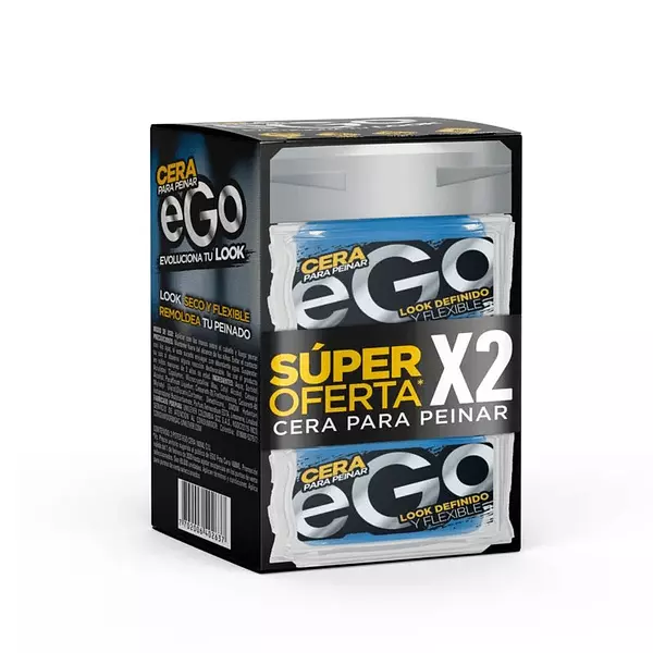 Cera Moldeadora Ego De 160ml X 2 Unidades