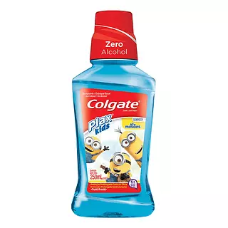 Enjuague Bucal Colgate Plax Kids Minions De 250ml