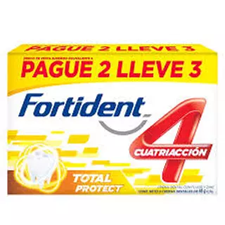 Fortident Total Protect Tubo De 85g X 3 Unidades