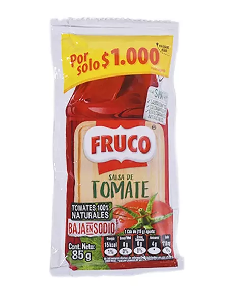 Salsa De Tomate Fruco De 85g