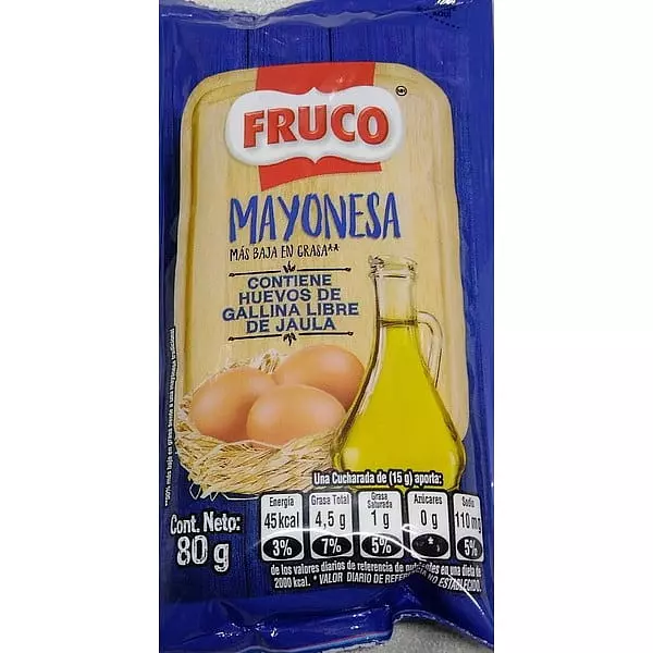 Mayonesa Fruco De 80g