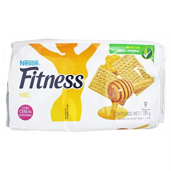 Galletas Integrales Con Miel Fitness De 29g X 9 Unidades