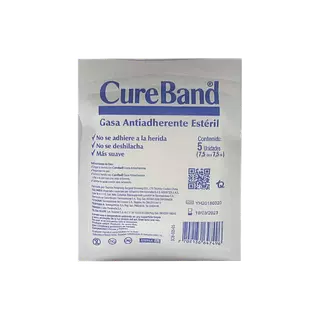 Gasa Esteril Cureband 7.5 X 7.5