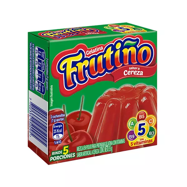 Gelatina Frutiño Cereza De 40g