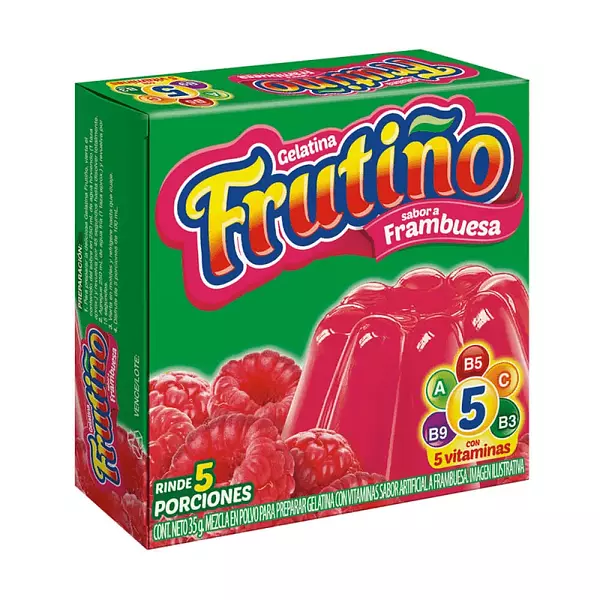 Gelatina Frutiño Frambuesa De 40g