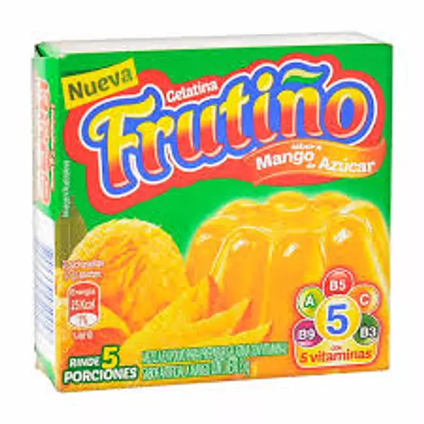 Gelatina Frutiño Mango De Azúcar De 40g