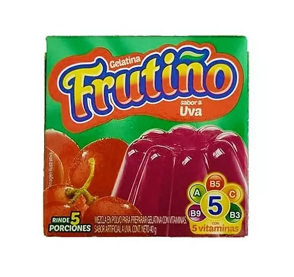 Gelatina Frutiño Uva De 40g