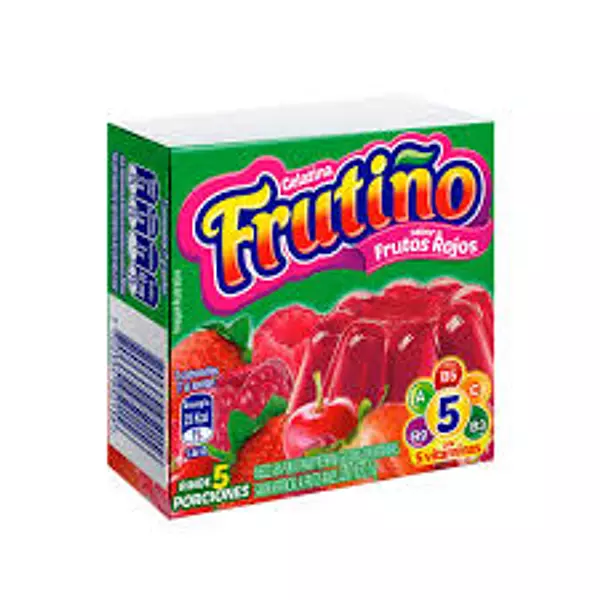 Gelatina Frutiño Frutos Rojos De 40g