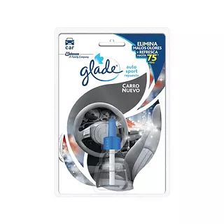 Glade Repuesto Aromatizante Líquido Carro Nuevo X 7ml