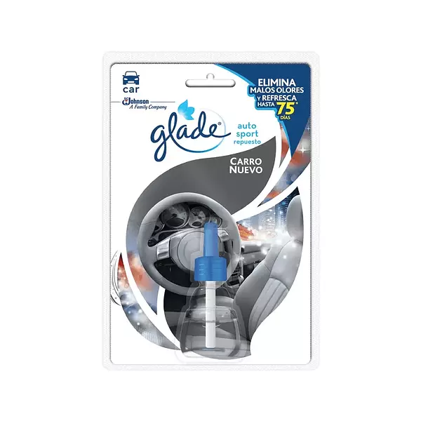 Glade Repuesto Aromatizante Líquido Carro Nuevo X 7ml