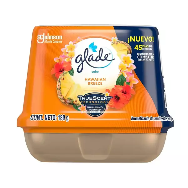 Aromatizante Glade Cubo Hawaiian Breeze De 180g