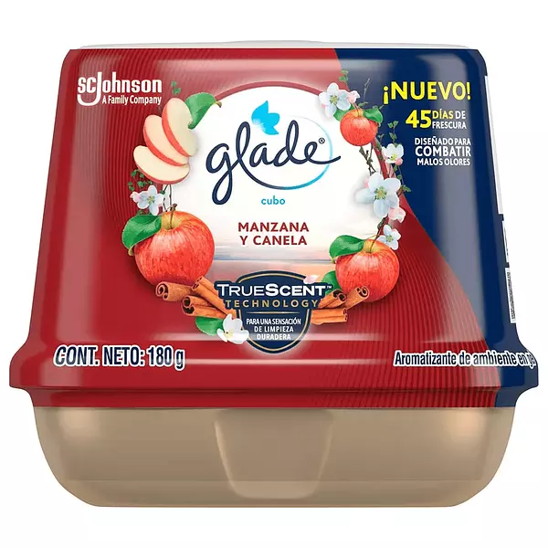 Aromatizante Glade Cubo Manzana Canela De 180g