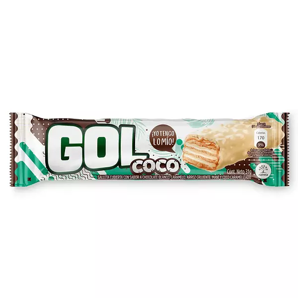 Gol Coco Barra De 31g X Unidad