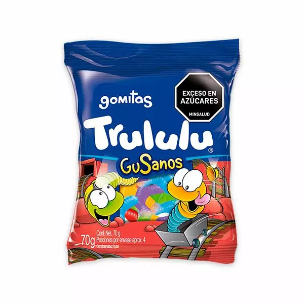 Gomitas Trululu Gusanos X 70g