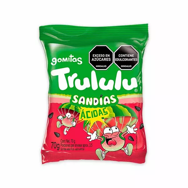 Gomitas Trululu Sandías Ácidas X 70g